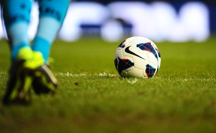 Goalkeeper kick ball